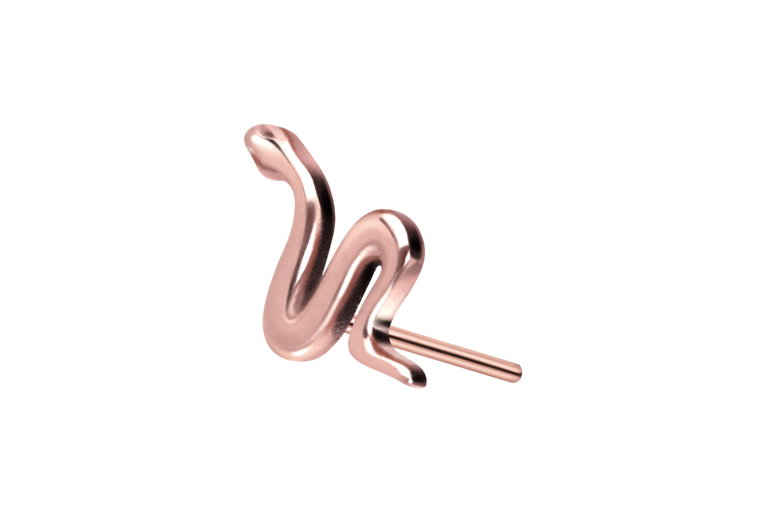 Titan Aufsatz mit Push Pin SCHLANGE von Piercingline